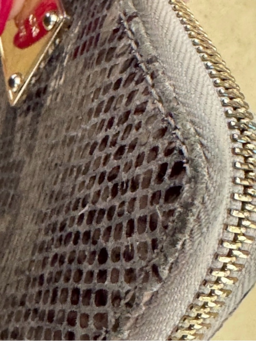 Michael Kors Tan Snake Print Wallet - Picture 8 of 14